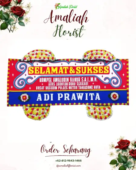 Papan Bunga Ucapan Selamat Sidokaton